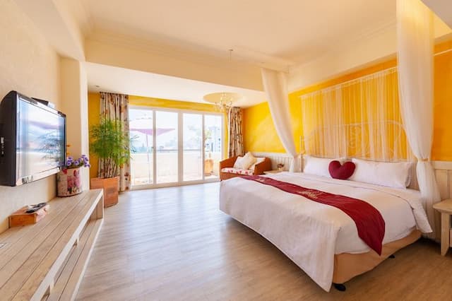 몽 샨 홈스테이 (Mong Shan Homestay)-Sea View Double Room With Bathtub-3