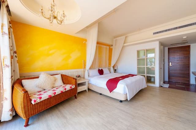 몽 샨 홈스테이 (Mong Shan Homestay)-Sea View Double Room With Bathtub-9