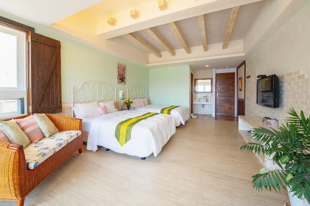 몽 샨 홈스테이 (Mong Shan Homestay)-Superior Quad Room With Terrace-9