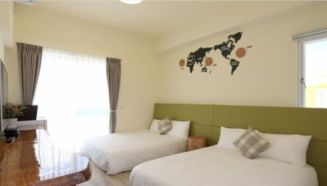 墾丁夢幻島-Inn巷文創旅店-3樓 露台四人房-1