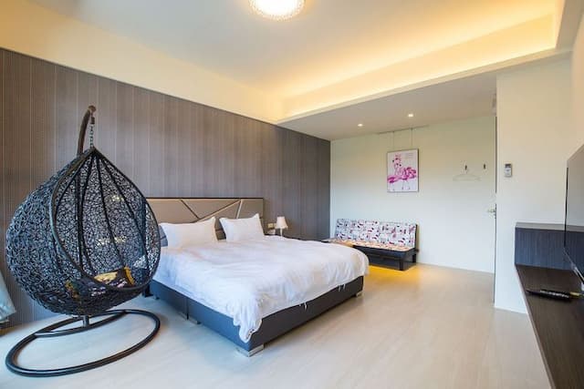 칭만통멍 홈스테이 (Qing Man Tong Meng Homestay)-City view balcony double-1