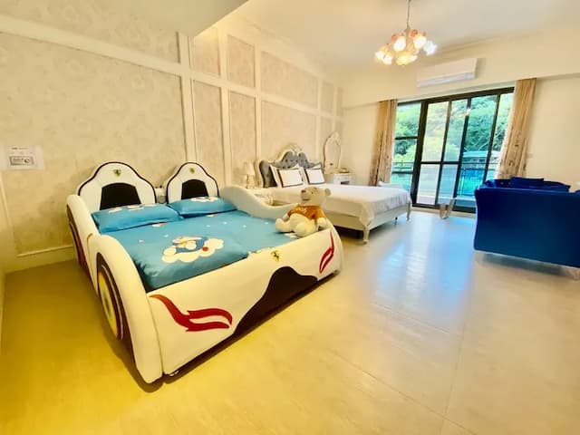 칭만통멍 홈스테이 (Qing Man Tong Meng Homestay)-Luxury quadruple room-5