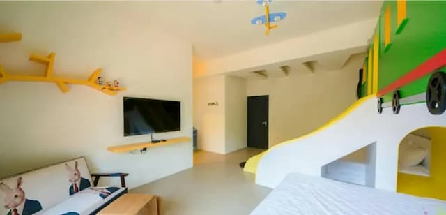 칭만통멍 홈스테이 (Qing Man Tong Meng Homestay)-Train slide six person room-4