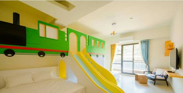 칭만통멍 홈스테이 (Qing Man Tong Meng Homestay)-Train slide six person room-3