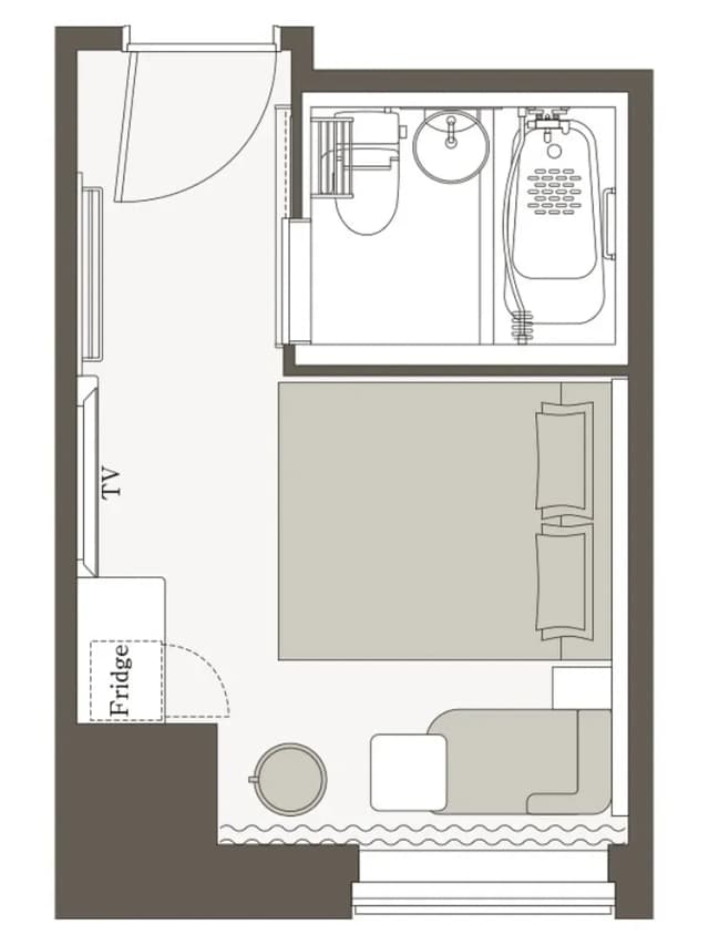 三井花園飯店 仙台｜頂樓大眾浴場/廣瀨通站步行3分-標準加大雙人床房｜可帶不佔床兒童(0-5歲) 1位【禁菸，不挑房】-2
