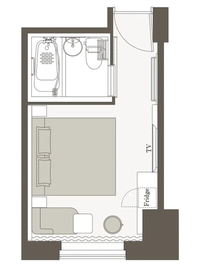 三井花園飯店 仙台｜頂樓大眾浴場/廣瀨通站步行3分-標準特大雙人床房｜可帶不佔床兒童(0-5歲) 1位【禁菸，不挑房】-2