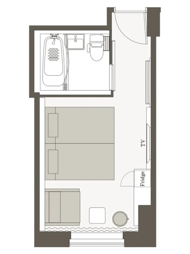 三井花園飯店 仙台｜頂樓大眾浴場/廣瀨通站步行3分-高級雙床房: 附沙發床｜可帶不佔床兒童(0-5歲) 2位【禁菸，不挑房】-6