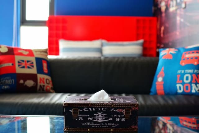 Say Yeah Inn-204 Enjoy the blue quadruple room-5