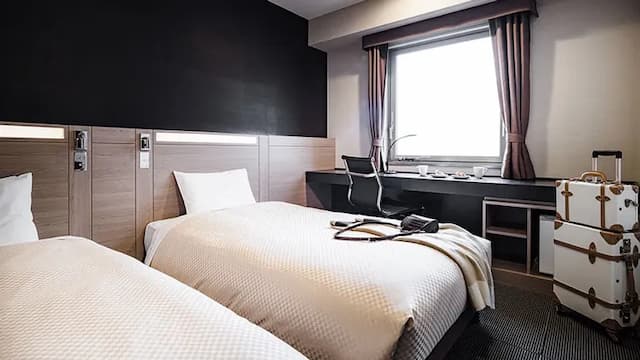 三井花園飯店 岡山｜大眾浴場/岡山站步行2分-標準雙床房■可吸菸■2人使用｜可帶不佔床兒童(0-5歲) 2位【不挑房】-2