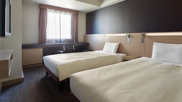 三井花園飯店 岡山｜大眾浴場/岡山站步行2分-現代雙床房□禁煙□2人使用｜可帶不佔床兒童(0-5歲) 2位【不挑房】-1