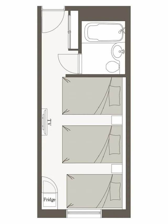 三井花園飯店 岡山｜大眾浴場/岡山站步行2分-現代三人房□禁煙□｜可帶不佔床兒童(0-5歲) 2位【不挑房】-6