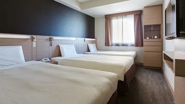 三井花園飯店 岡山｜大眾浴場/岡山站步行2分-現代三人房□禁煙□｜可帶不佔床兒童(0-5歲) 2位【不挑房】-1