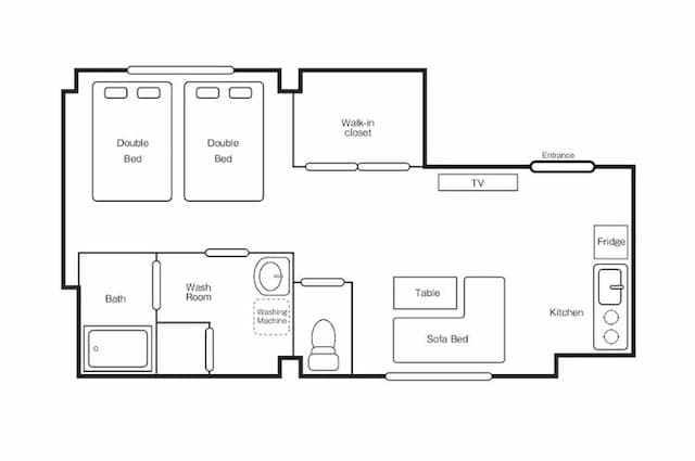 ES: 伊莉莎白花園 新町｜西大橋站&心齋橋站-ES32 最強位置,全新公寓套房!7分鍾直達心齋橋美國村,四通八達,旅遊首選!-10