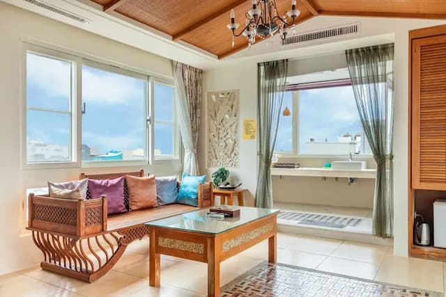 Kenting Shen's Homestay-Deluxe Double Room with Sea View and Balcony_503-6