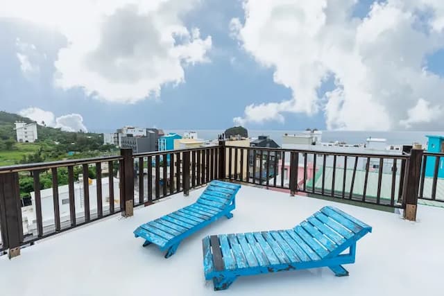 Kenting Shen's Homestay-Deluxe Double Room with Sea View and Balcony_503-15