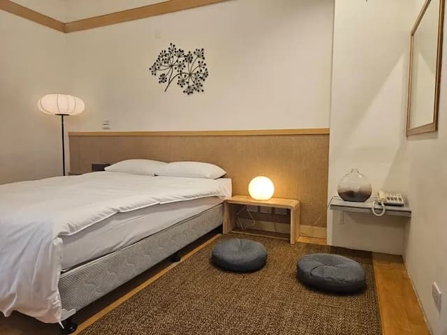 新月塢溫泉 Mikatsuki Tani｜獨家9折起！尖石溫泉、可愛動物區-【湯屋】標準雙人房-2