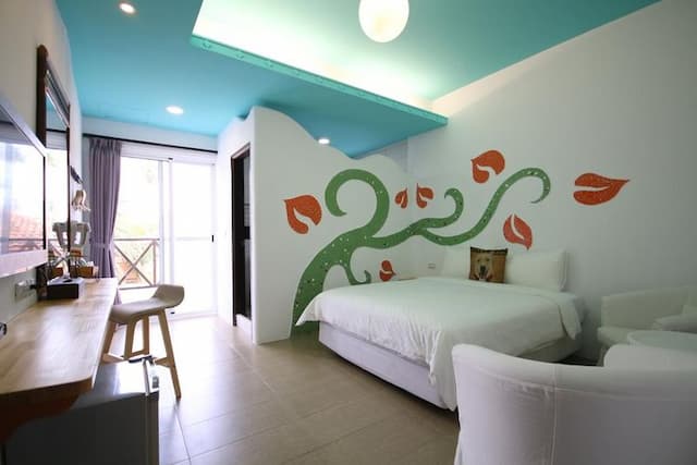 墾丁自遊行｜免費停車、洗烘衣設備-203景觀二人房-1