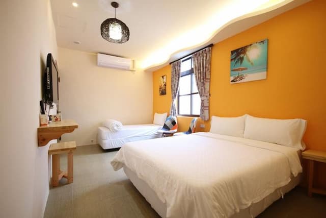 墾丁自遊行｜免費停車、洗烘衣設備-206三人房-1