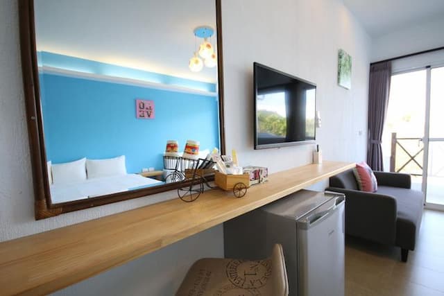 墾丁自遊行｜免費停車、洗烘衣設備-301景觀四人房-4