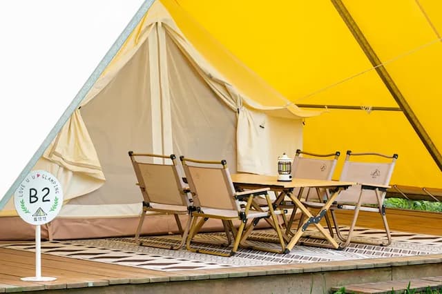 露悠悠露營區 | 神殿帳篷大空間含冷氣！ 戲水池、遊戲區，親子首選！-【神殿帳篷區】波西迷亞風-6