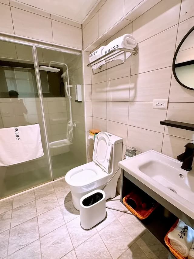 Homiday-Have a good sleep ~ Double Suite 301. 2 minutes walk to Guoguang Passenger Transport Puli Station. Newly decorated self-check-in-9