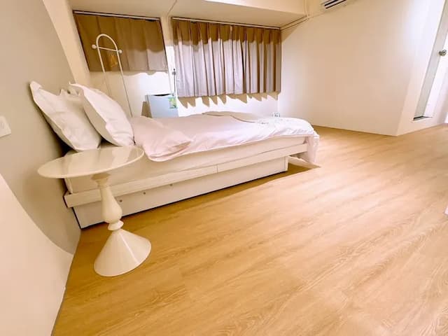Homiday-Have a good sleep ~ Double Suite 301. 2 minutes walk to Guoguang Passenger Transport Puli Station. Newly decorated self-check-in-6