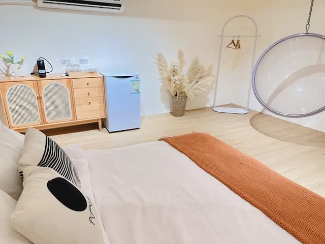 Homiday-Have a good sleep ~ Quadruple room 302, double room available on weekdays, 2 minutes' walk from Guoguang Passenger Transport Puli Station, self-service check-in-10