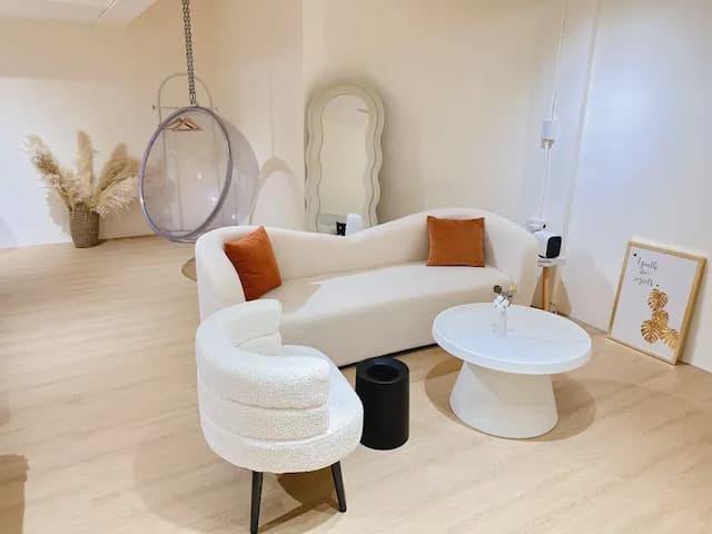 Homiday-Have a good sleep ~ Quadruple room 302, double room available on weekdays, 2 minutes' walk from Guoguang Passenger Transport Puli Station, self-service check-in-11