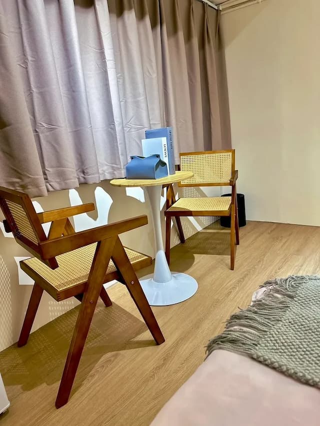 Homiday-Have a good sleep ~ Double Suite 201 ~ 2 minutes walk to Puli Main Station. New decoration. Self-service check-in. Ins style-5