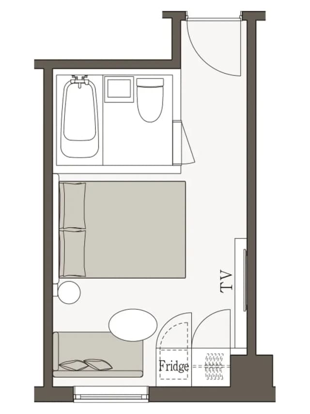 三井花園飯店 福岡祇園｜博多運河城步行4分/博多站步行10分-標準雙人房｜可帶不佔床兒童(0-5歲) 1位【不挑房】-7