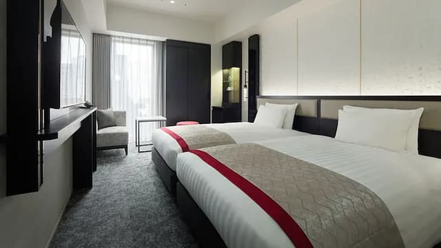 三井花園飯店 福岡中洲｜中洲川端站步行2分/方便至中洲屋台橫丁-高級雙床房: 浴缸｜可帶不佔床兒童(0-5歲) 2位【不挑房】-2