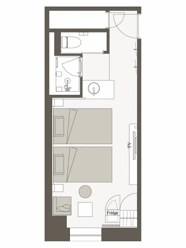 三井花園飯店 福岡中洲｜中洲川端站步行2分/方便至中洲屋台橫丁-高級雙床房: 淋浴｜可帶不佔床兒童(0-5歲) 2位【不挑房】-5