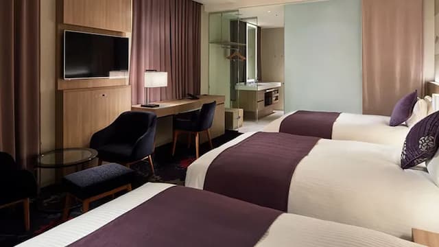 千禧三井花園飯店 東京｜東銀座站步行1分/銀座站步行4分/近銀座UNIQLO-豪華角落三床房｜可帶不佔床兒童(0-5歲) 2位【不挑房】-3