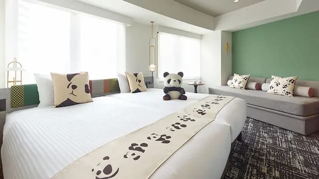 三井花園飯店 上野｜上野站步行1分/近上野丸井01百貨-熊貓高級雙床房｜お子様（0～5歳）1名様まで添い寝可能【お部屋選択不可】-2
