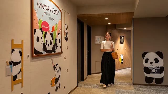 三井花園飯店 上野｜上野站步行1分/近上野丸井01百貨-熊貓高級雙床房｜お子様（0～5歳）1名様まで添い寝可能【お部屋選択不可】-5