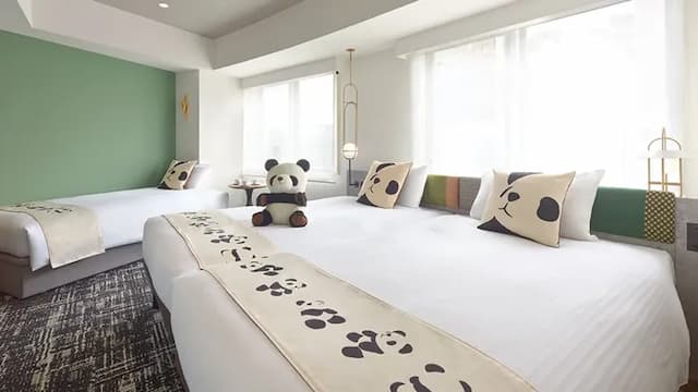 三井花園飯店 上野｜上野站步行1分/近上野丸井01百貨-熊貓高級雙床房｜お子様（0～5歳）1名様まで添い寝可能【お部屋選択不可】-3