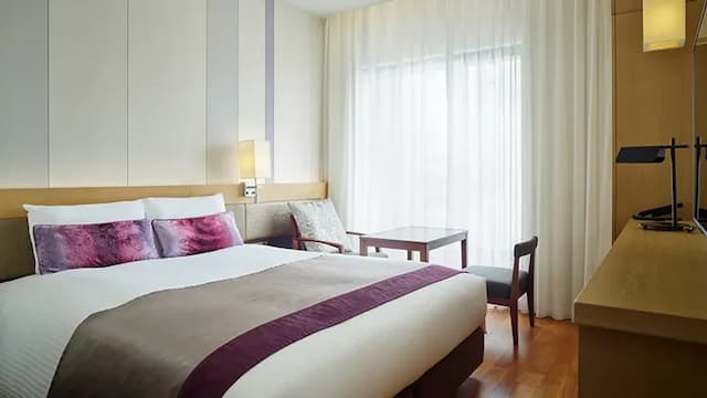 三井花園飯店 大阪普米爾｜中之島美術館步行4分/渡邊橋站步行4分-標準加大雙人床房【禁菸】｜可帶不佔床兒童(0-5歲) 1位【不挑房】-1