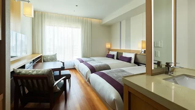 三井花園飯店 大阪普米爾｜中之島美術館步行4分/渡邊橋站步行4分-標準三床房【禁菸】｜可帶不佔床兒童(0-5歲) 3位【不挑房】-2