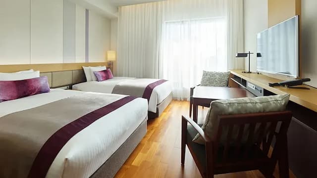 三井花園飯店 大阪普米爾｜中之島美術館步行4分/渡邊橋站步行4分-標準雙床房【吸菸】｜可帶不佔床兒童(0-5歲) 2位【不挑房】-2