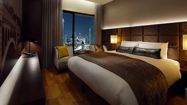 三井花園飯店 大阪普米爾｜中之島美術館步行4分/渡邊橋站步行4分-<Premier Floor>高級加大雙人房 [禁菸]｜可帶不佔床兒童(0-5歲) 1位【不挑房】-2