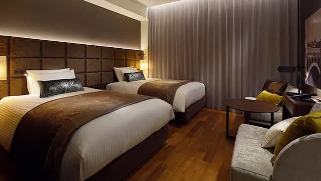 三井花園飯店 大阪普米爾｜中之島美術館步行4分/渡邊橋站步行4分-<Premier Floor>高級雙床房 [禁菸]｜可帶不佔床兒童(0-5歲) 2位【不挑房】-2