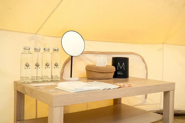 露悠悠露營區 | 神殿帳篷大空間含冷氣！ 戲水池、遊戲區，親子首選！-【神殿帳篷區】森林原木風-5