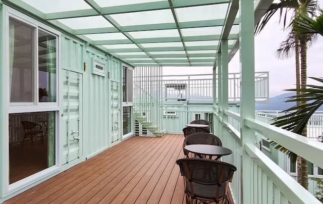 雁窩秘境營地｜全新上架、360度景觀露台｜日月潭｜懶人營-【露營屋】兩小床｜檜木屋-3