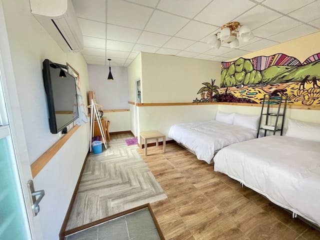 鳳奶客棧-標準四人房-2