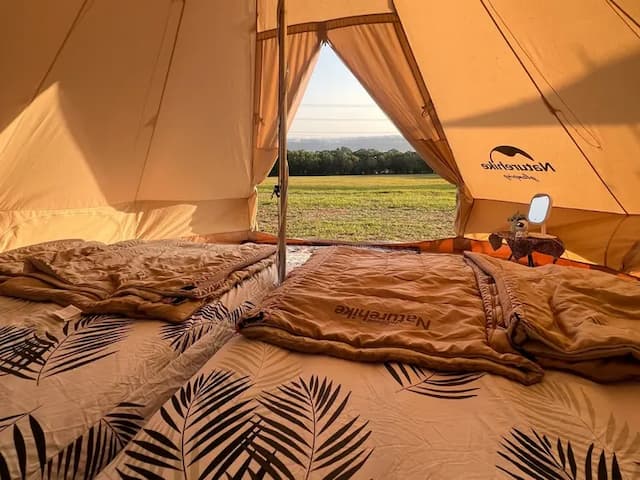 棉野戶外免搭收服務露營行程規劃-懶人露營｜1帳1天幕「山屋」或「金字塔」-8