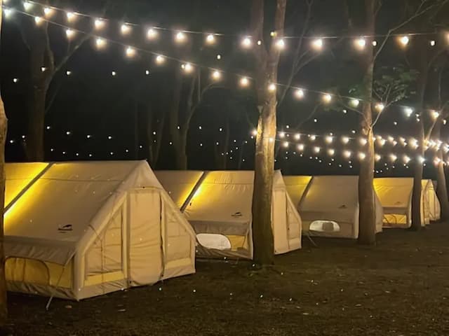 棉野戶外免搭收服務露營行程規劃-懶人露營｜1帳1天幕「山屋」或「金字塔」-2