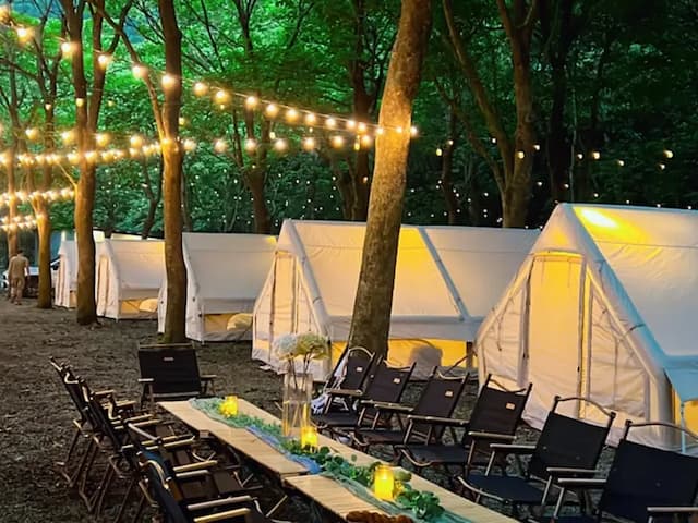 棉野戶外免搭收服務露營行程規劃-懶人露營｜1帳1天幕「山屋」或「金字塔」-1