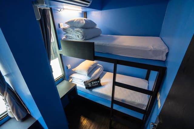 【網美打卡首選】3HOWw旅宿｜近Terminal 21 百貨-私人宿舍間（帶共用浴室）-6