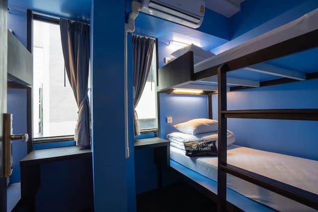【網美打卡首選】3HOWw旅宿｜近Terminal 21 百貨-私人宿舍間（帶共用浴室）-9