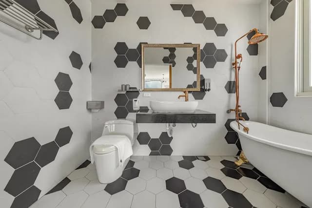 Sunset Mu Style Inn-Deluxe Double Room with Balcony and Sea View-10